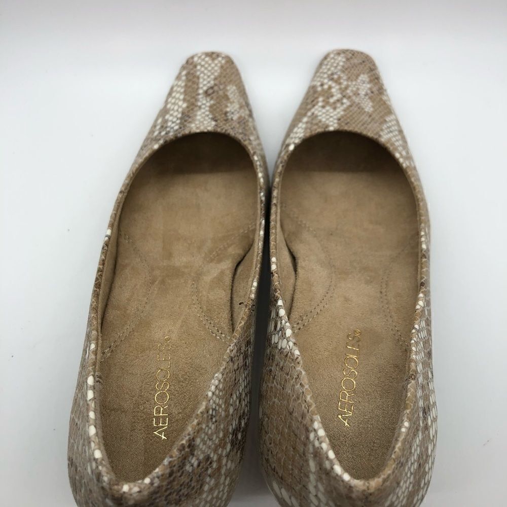Aerosoles Bone Snake Skin Pattern Cheerful Pumps Comfort Shoes New Size 5 - Picture 6 of 13